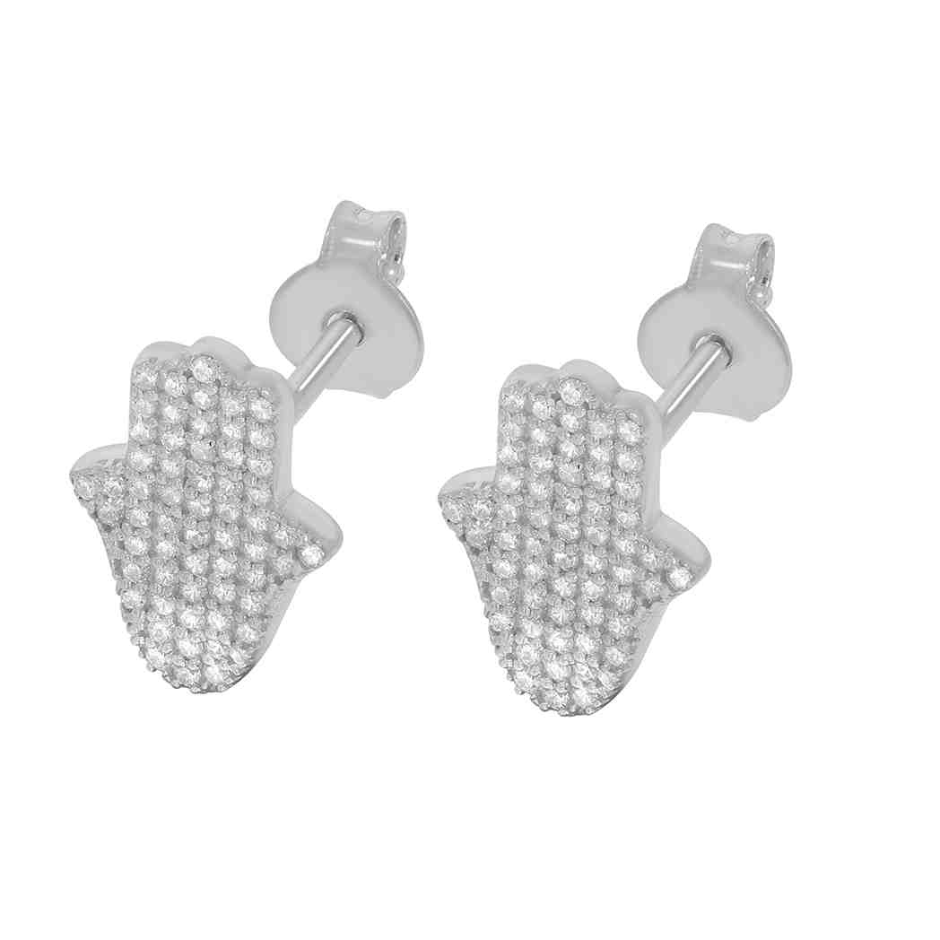 Hamsa Hand Stud Earrings ER21610A